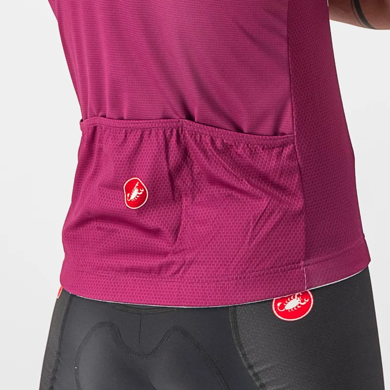Castelli Giro d'Italia Fuori Short Sleeve Jersey in Ciclamino-2